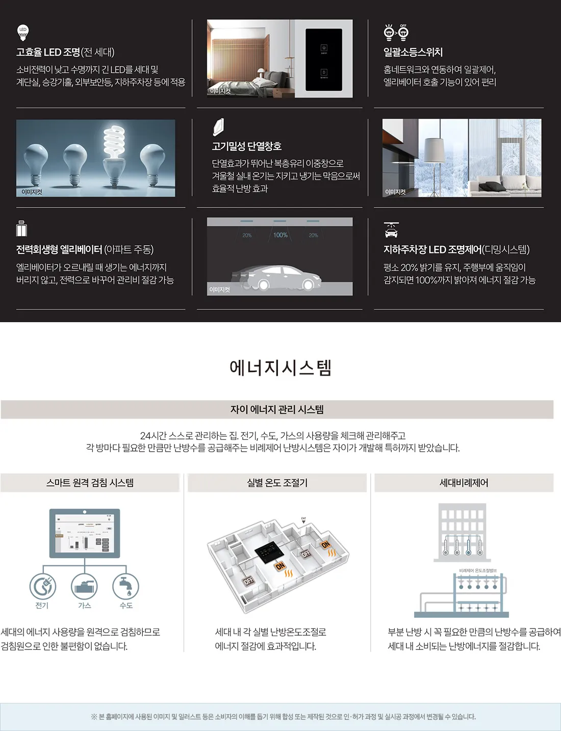 북오산자이 드포레 에너지 절감 시스템 안내