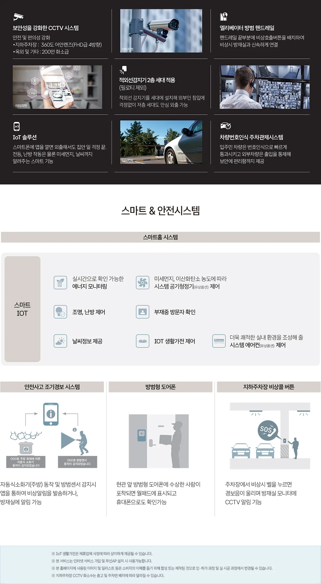 북오산자이 드포레 안전 및 스마트홈 시스템 안내